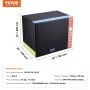 VEVOR 3 in 1 Plyometric Jump Box, 30/24/20 Inch Foam Plyo Box, Platform & Jumping Agility Box, Anti-Slip Fitness Exercise Step U