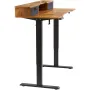 Højdejusterbar skrivebord, 47,2 "x 23,6" Electric Dual Monitor