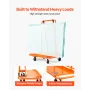 Drywall Cart Dolly, 816 kg bæreevne, stålpanel Dolly med 4