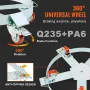 55 gallon Heavy Duty Drum Dolly, 1250 kg belastningskapacitet