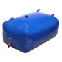 Water Storage Bladder, 400L Water Storage Container Tank, 1000D PVC Large Capacity Soft Bag Bladder, Foldable Portable for Garde