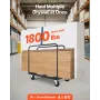 Drywall Cart Dolly, 816 kg lastkapacitet, stålpanel lastbilvogn