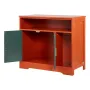 Cat Litter Box Enclosure, 79.2 cm Hidden Litter Box Cabinet with Shelf & Storage, Modern Style Indoor Cat Washroom, Wooden Kitty