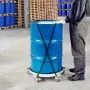 55 gallon Heavy Duty Drum Dolly, 1250 kg belastningskapacitet