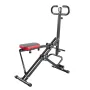 VEVOR Squat Machine, Deep Squat Rowing Machine for Home, Easy Setup & Foldable Exercise Equipment, Glute Trainer Machine with 3 