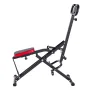 Squat Machine, Deep Squat Rowing Machine for Home, Easy Setup & Foldable Exercise Equipment, Glute Trainer Machine with 3 High-S