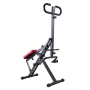 VEVOR Squat Machine, Deep Squat Rowing Machine for Home, Easy Setup & Foldable Exercise Equipment, Glute Trainer Machine with 3 
