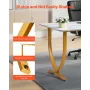 Executive Desk, 160 cm W x 80 cm D Large Office Desk, Modern Computer Table Conference Meeting Room Table, Business Furniture En