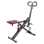 VEVOR Squat Machine, Deep Squat Rowing Machine for Home, Easy Setup & Foldable Exercise Equipment, Glute Trainer Machine with 12