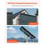 12V Linear Actuator, 1016mm Stroke IP65 Waterproof Linear Actuator, 3000N 5mm/s Motion Actuators with Mounting Bracket for Solar