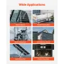 12V Linear Actuator, 1016mm Stroke IP65 Waterproof Linear Actuator, 3000N 5mm/s Motion Actuators with Mounting Bracket for Solar