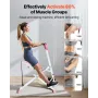 VEVOR Squat Machine, Deep Squat Rowing Machine for Home, Easy Setup & Foldable Exercise Equipment, Glute Trainer Machine with 3 