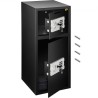 33" Digital Double Door Safe Depository Box Gun Safes Cash Office Security Lock Strong Iron Larger Digital Safe Box