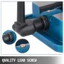 80MM Heavy Duty Milling Vise Bench Clamp Vise High Precision Clamping Vise 3 Inch Jaw Width with 360 Degree Swiveling Base CNC V
