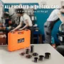 Ball Joint Press Kit, 10 pcsTool Kit, C-press Ball joint Remove and Install Tools, for Most 2WD and 4WD Cars, Heavy Duty Ball Jo
