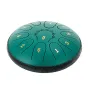 Steel Tongue Drum, 16.5cm 11 Notes Rain Drum for Outside Garden, D Major Musical Drums with Music Book & Mallets, Percussion Ins