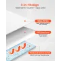 Reflective Insulation Roll, EPE Foam Core Radiant Barrier, 3mm 76.2m x 1.22 m, Aluminum Foil White PE Film Heat Reflective Shiel
