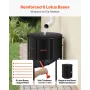 Collapsible Rain Barrel, 201 L Portable Rain Water Collection Barrel, 1000D PVC Rainwater Collection System, Garden Water Catche