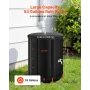 VEVOR sammenklappelig regntønde, 201 L bærbar regnvandsopsamlingstønde, 1000D PVC regnvandsopsamlingssystem, havevand