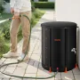 Collapsible Rain Barrel, 201 L Portable Rain Water Collection Barrel, 1000D PVC Rainwater Collection System, Garden Water Catche