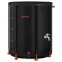 Collapsible Rain Barrel, 201 L Portable Rain Water Collection Barrel, 1000D PVC Rainwater Collection System, Garden Water Catche