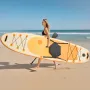 Inflatable Paddle Board with Seat, 3.23m x 84cm x 15cm Wide Ultra-Light SUP Paddleboard, Stand Up Paddle Board with Accessories,