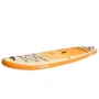 oppusteligt paddleboard med sæde, 3,23 m x 84 cm x 15 cm bredt