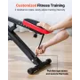Squat Machine, Deep Squat Rowing Machine for Home, Easy Setup & Foldable Exercise Equipment, Glute Trainer Machine with 2 High-S