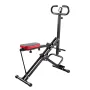VEVOR Squat Machine, Deep Squat Rowing Machine for Home, Easy Setup & Foldable Exercise Equipment, Glute Trainer Machine with 2 