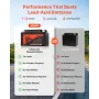 Motorcycle Battery, 12 Volt 4Ah, LiFePO4 Lithium Pre-Charged Powersports Battery, Maintenance Free & High Performance, Compatibl
