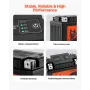 Motorcycle Battery, 12 Volt 2Ah, LiFePO4 Lithium Pre-Charged Powersports Battery, Maintenance Free & High Performance, Compatibl