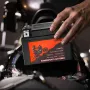 Motorcycle Battery, 12 Volt 2Ah, LiFePO4 Lithium Pre-Charged Powersports Battery, Maintenance Free & High Performance, Compatibl