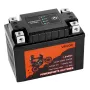 Motorcycle Battery, 12 Volt 2Ah, LiFePO4 Lithium Pre-Charged Powersports Battery, Maintenance Free & High Performance, Compatibl