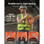 Manual Lever Chain Hoist, 3/4T 750KG Capacity Heavy Duty Come Along, 6M Lift G80 Alloy Steel Chain With Dual Pawl Mechanical Bra