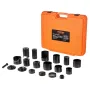 Ball Joint Press Kit, 21 pcsTool Kit, C-press Ball joint Remove and Install Tools, for Most 2WD and 4WD Cars, Heavy Duty Ball Jo