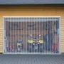 VEVOR Clear PVC Strip Gardin, 2 m Højde x 0,9 m Bredde x 2 mm Tykkelse, 6 STK Walk in Freezer Cooler Curtain Strips, Glat Wa