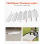 Door Threshold Ramp 138 mm Rise Threshold Ramp for Wheelchair Rated 363 kg