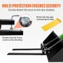 Clamp on Pallet Forks, 907.2 kg Capacity Pallet Forks, 152.4 cm Tractor Bucket Forks, Heavy Duty Front Loader Attachment for Loa