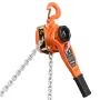Manual Lever Chain Hoist, 1T 1000KG Capacity Heavy Duty Come Along, 3M Lift G80 Alloy Steel Chain With Dual Pawl Mechanical Brak
