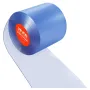 Clear PVC Strip Curtain, 30.8 m Length x 30.5 cm Width, Thermal Insulating Plastic Door Strip Bulk Roll, Walk in Freezer Cooler 