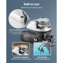 Vertical Fishing Windlass, 12V DC 600W, Windlass Anchor Systems Fit for 6.35 mm Chain or 14.3 & 15.9 mm Nylon Rope, Max Pull 320