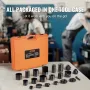Ball Joint Press Kit, 23 pcsTool Kit, C-press Ball joint Remove and Install Tools, for Most 2WD and 4WD Cars, Heavy Duty Ball Jo
