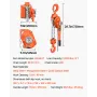 VEVOR Manual Lever Chain Hoist, 6T 6000KG Capacity Heavy Duty Come Along, 6M Lift G80 Alloy Steel Chain With Dual Pawl Mechanica