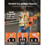 Manual Lever Chain Hoist, 6T 6000KG Capacity Heavy Duty Come Along, 3M Lift G80 Alloy Steel Chain With Dual Pawl Mechanical Brak