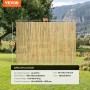 Natural Rolled Bamboo Fence Bamboo Panel 6 ft H x 8 ft L x 0.75 in D.