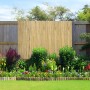 Natural Rolled Bamboo Fence Bamboo Panel 6 ft H x 8 ft L x 0.75 in D.