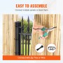 Natural Rolled Bamboo Fence Bamboo Panel 6 ft H x 8 ft L x 0.75 in D.