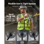 Manual Lever Chain Hoist, 1/4T 250KG Capacity Heavy Duty Come Along, 1.5M Lift G80 Alloy Steel Chain With Dual Pawl Mechanical B