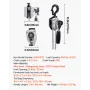Manual Lever Chain Hoist, 1/4T 250KG Capacity Heavy Duty Come Along, 1.5M Lift G80 Alloy Steel Chain With Dual Pawl Mechanical B