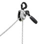 Manual Lever Chain Hoist, 1/4T 250KG Capacity Heavy Duty Come Along, 1.5M Lift G80 Alloy Steel Chain With Dual Pawl Mechanical B